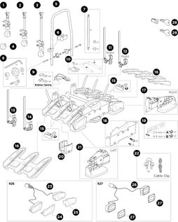 Велокрепление Thule VeloCompact 926  + Thule 9261 Bike Adapter