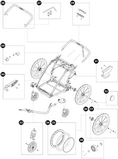 Детская коляска Thule Chariot Cross Double (Alaska) 10202024