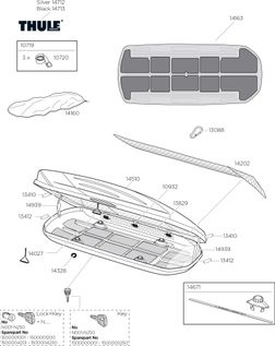 Roof box Thule Excellence XT White 611905