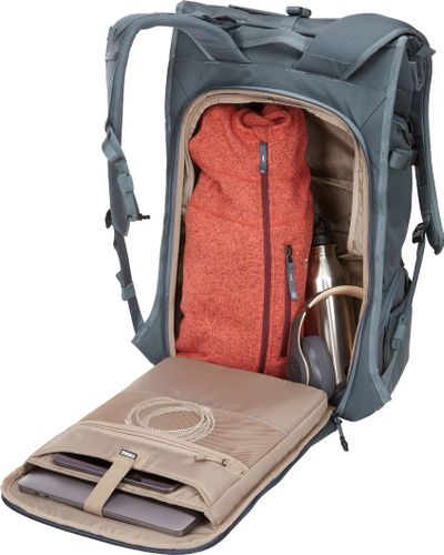 Рюкзак Thule Covert DSLR Rolltop Backpack 32L (Dark Slate) 670:500 - Фото 10