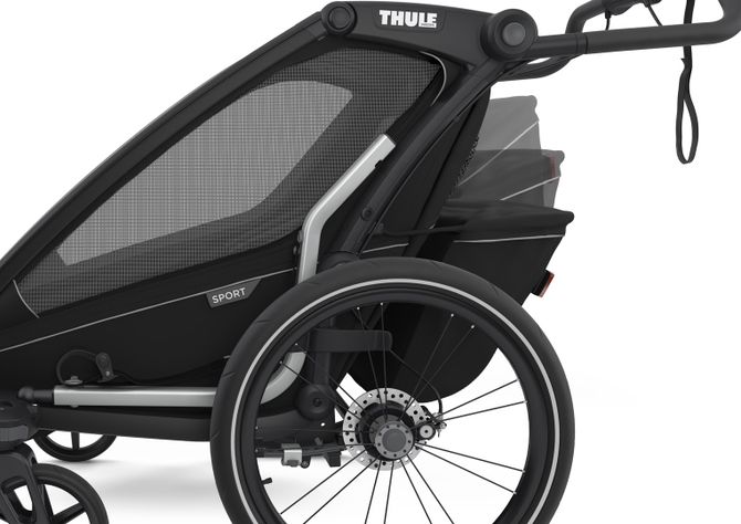 Детская коляска Thule Chariot Sport Double (Midnight Black) 10201023 670:500 - Фото 9