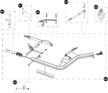 Детская коляска Thule Chariot Sport Double (Blue-Black) 10201015