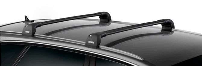 Багажник в штатные места Thule Wingbar Edge Black для Mercedes-Benz C-Class (C204)(купе)(без стеклянной крыши) 2011-2015 670:500 - Фото 2