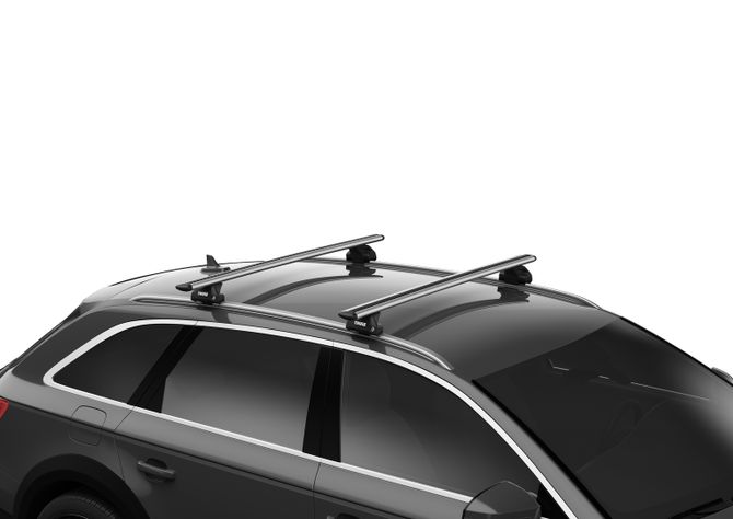 Volvo V40 (mkII) (Cross Country) 2012-2019 uchun Thule Wingbar Evo o'rnatilgan tom relslari bilan magistral 670:500 - Фото 2