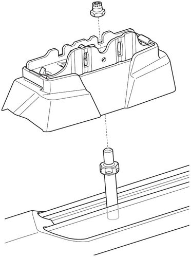 Монтажний комплект Thule 187003 для Jeep Grand Cherokee (mkIV)(WK2) 2011-2021 (USA) 670:500 - Фото 2