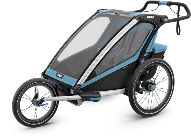 Детская коляска Thule Chariot Sport Double (Blue-Black) 10201015 670:500 - Фото 8