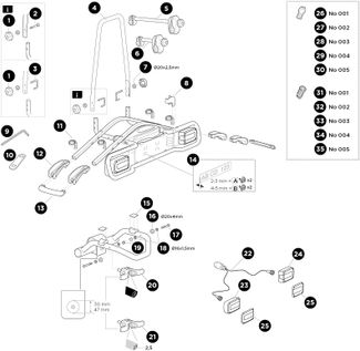 Велокрепление Thule EuroRide 941000