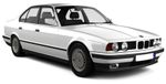 E34 4-doors Sedan from 1988 to 1995 rain gutters