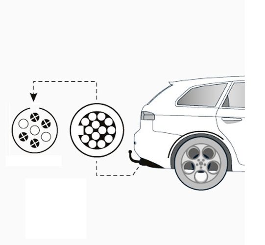 Адаптер Thule Adapter 13 pin - 7 pin 990700 670:500 - Фото 2