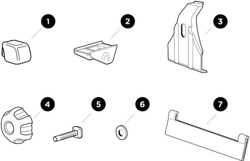 Rain gutter foot Thule 9512