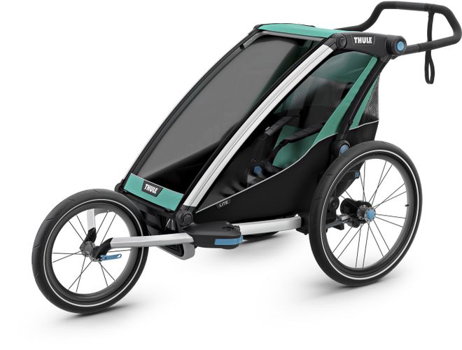 Детская коляска Thule Chariot Lite Single (Blue Grass-Black) 10203006 670:500 - Фото 8