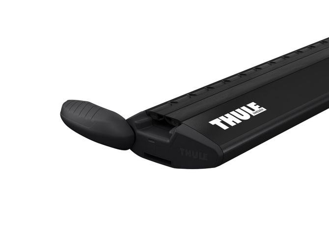 Багажник на интегрированные рейлинги Thule Wingbar Evo Rapid Black для Subaru Forester (mkII) 2003-2007 670:500 - Фото 4