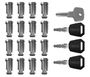 Set of locks (16 pcs) Thule One-Key System 451600