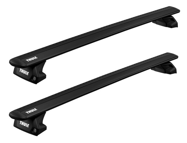 Багажник на интегрированные рейлинги Thule Wingbar Evo Black для Genesis GV70 (mkI) 2020→ 670:500 - Фото 3