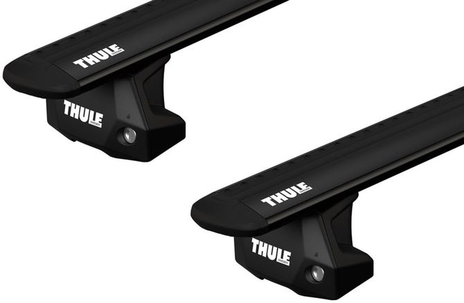 Багажник в штатные места в рейлингах Thule Wingbar Evo Black для для Toyota RAV4 (mkV) 2018→; Suzuki Across (mkI) 2020→ 670:500 - Фото