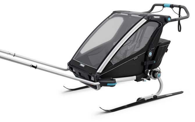 Детская коляска Thule Chariot Sport Double (Black) 10201012 670:500 - Фото 8