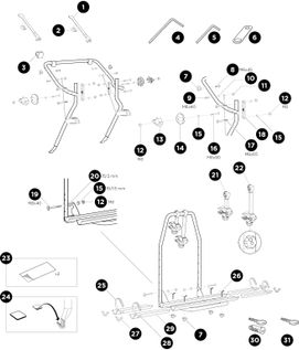 Велокрепление Thule ClipOn High 910601