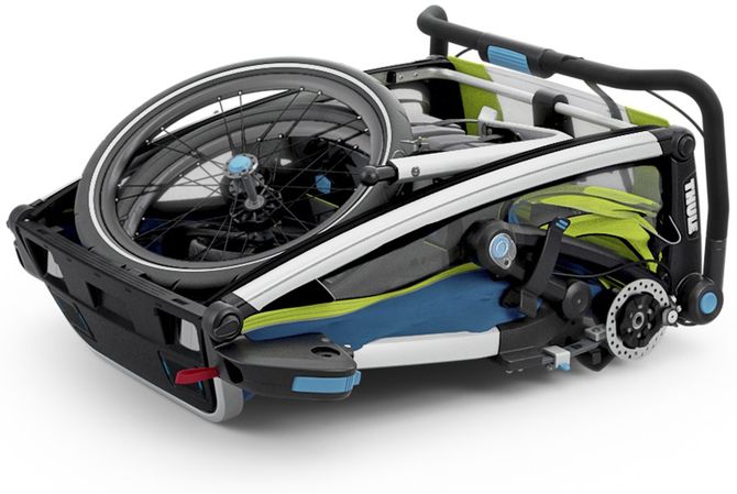 Детская коляска Thule Chariot Sport Double (Chartreuse-Mykonos) 10201016 670:500 - Фото 5