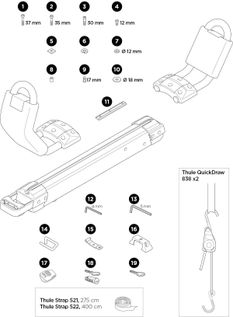 Крепление для каяка Thule Hullavator Pro 898