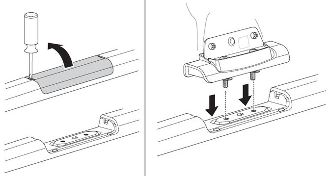 Fit Kit Thule 3059 for Nissan X-Trail (mkII) 2007-2013 670:500 - Фото 2