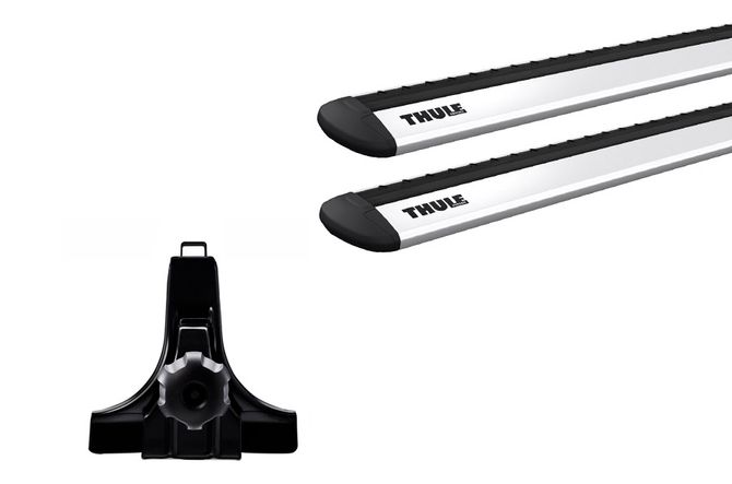 Багажник на водостоки (15см) Thule Wingbar Evo для Suzuki Every (mkX); Mazda Scrum (mkI) 2005→ 670:500 - Фото 2