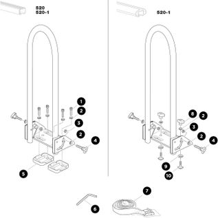 Крепление для каяков Thule Kayak Support 5201