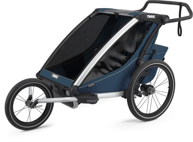 Детская коляска Thule Chariot Cross Double (Majolica Blue) 10202023 670:500 - Фото 6