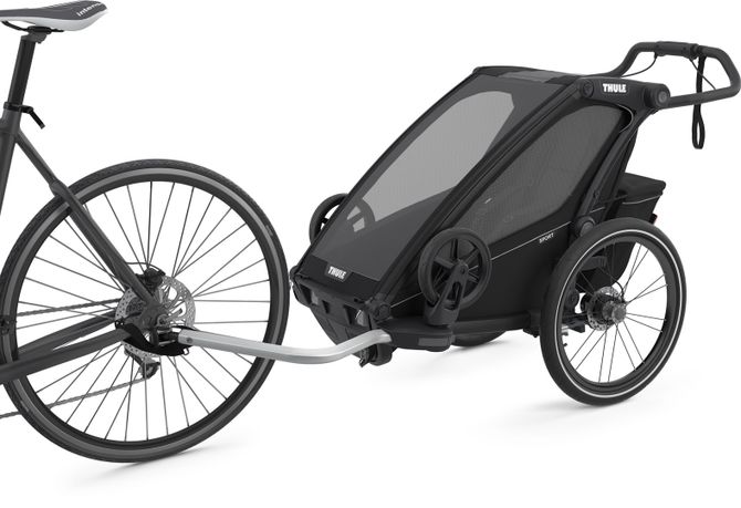 Детская коляска Thule Chariot Sport Single (Midnight Black) 670:500 - Фото 2