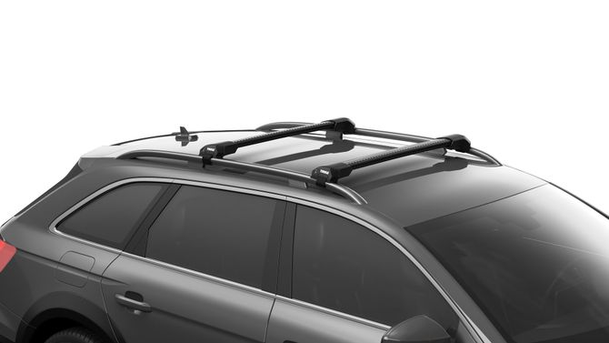 Roof rails rack Thule Wingbar Edge Black (0.95m / 0.86m) 670:500 - Фото 2