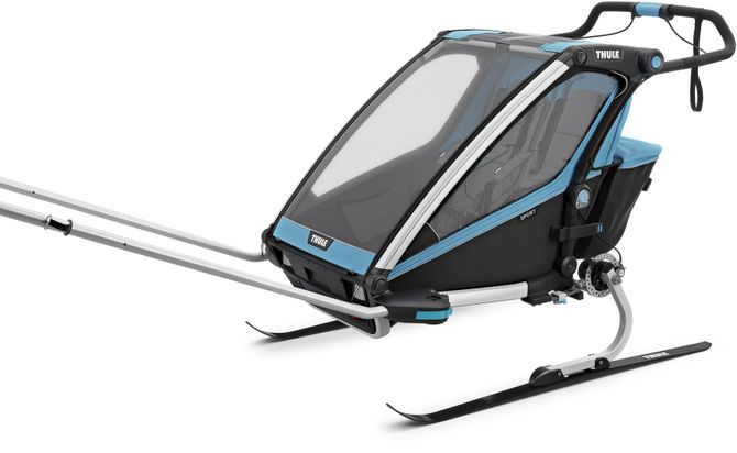 Детская коляска Thule Chariot Sport Double (Blue-Black) 10201015 670:500 - Фото 9