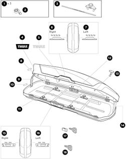 Roof box Thule Motion XT XL Titan 629800