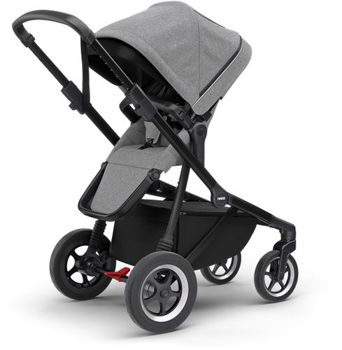 Stroller with bassinet Thule Sleek (Black/Grey Melange) 11000023 670:500 - Фото 4