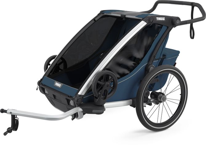 Детская коляска Thule Chariot Cross Double (Majolica Blue) 10202023 670:500 - Фото