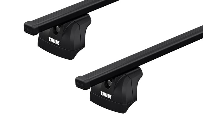 Flush rails roof rack Thule Squarebar Evo Rapid for Volvo XC90 (mkII) 2015→ 670:500 - Фото