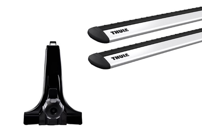 Багажник на водостоки (20см) Thule Wingbar Evo (1.35 м) 670:500 - Фото 2