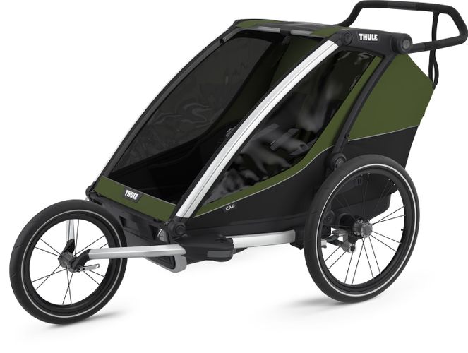 Детская коляска Thule Chariot Cab Double (Cypress Green) 10204021 670:500 - Фото 7