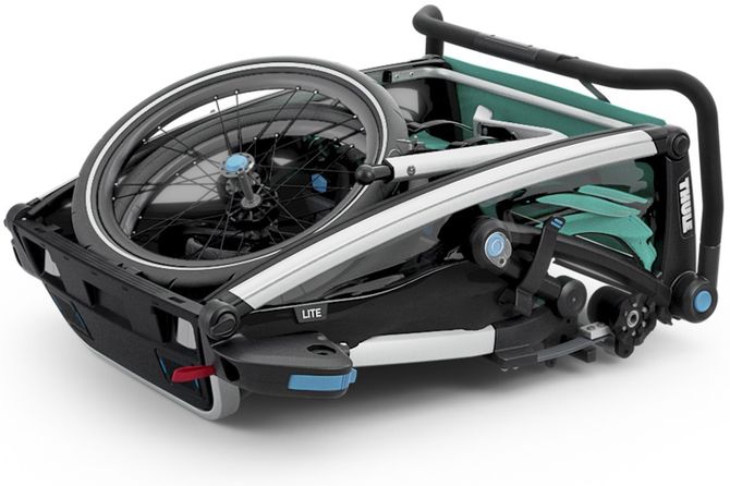 Детская коляска Thule Chariot Lite Double (Blue Grass-Black) 10203007 670:500 - Фото 6