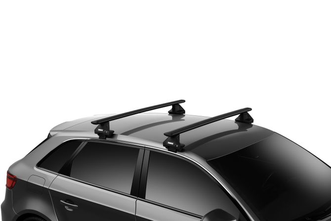 Naked roof rack Thule Wingbar Evo Black for Chevrolet Colorado (mkIII); GMC Canyon (mkIII) 2022→ 670:500 - Фото 2