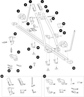 Велокрепление Thule FreeRide 532