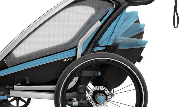 Детская коляска Thule Chariot Sport Single (Blue-Black) 10201013 670:500 - Фото 12