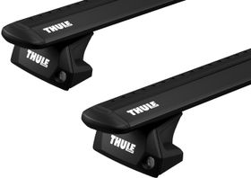 Багажник на интегрированные рейлинги Thule Wingbar Evo Black для Kia Sorento (mkIII) 2015-2020