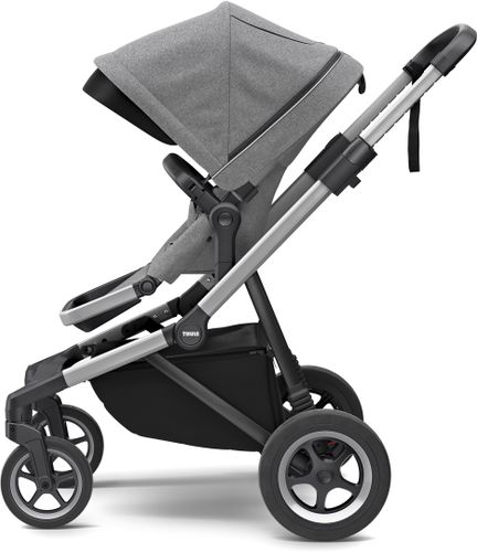 Stroller with bassinet Thule Sleek (Grey Melange) 670:500 - Фото 2