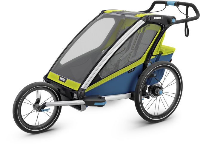 Детская коляска Thule Chariot Sport Double (Chartreuse-Mykonos) 10201016 670:500 - Фото 8