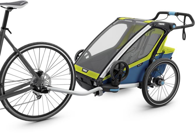 Детская коляска Thule Chariot Sport Double (Chartreuse-Mykonos) 10201016 670:500 - Фото 2