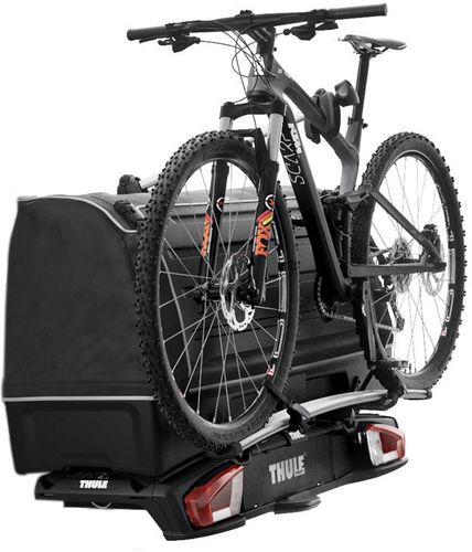 Велокрепление Thule VeloSpace XT 938 Black с боксом Thule BackSpace XT 9383 670:500 - Фото