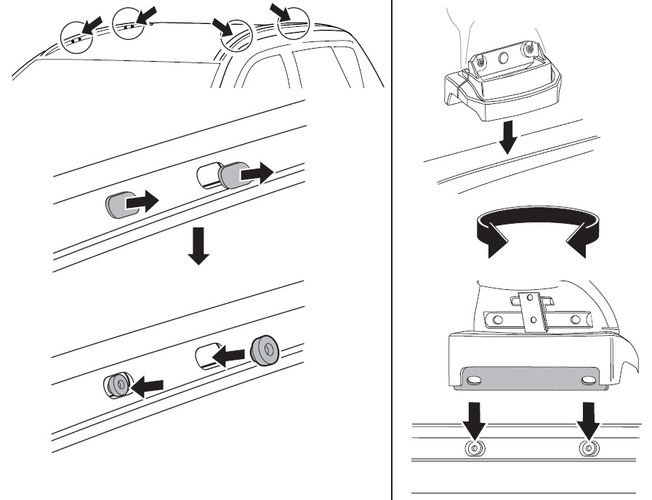 Fit Kit Thule 3118 for Honda CR-V (mkIV) 2012-2016 670:500 - Фото 2