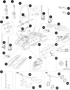 Велокрепление Thule VeloCompact (13-pin) 924001