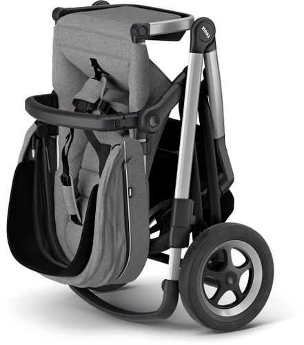 Stroller with bassinet Thule Sleek (Grey Melange) 670:500 - Фото 4