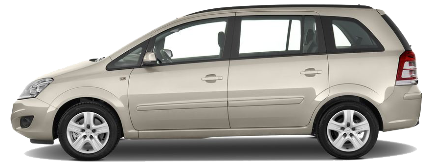 B 5-дверный MPV с 2007 по 2014 интегрированные рейлинги