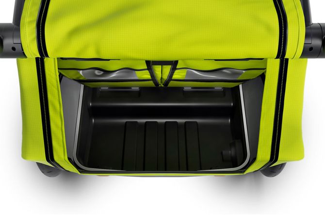 Детская коляска Thule Chariot Cab Double (Chartreuse-Dark Shadow) 2019 10204003 670:500 - Фото 12